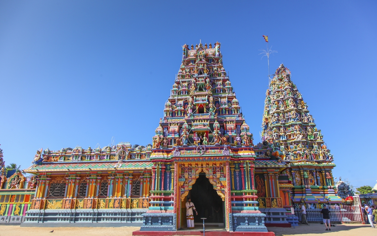 Tempel in Trincomalee, Sri Lanka