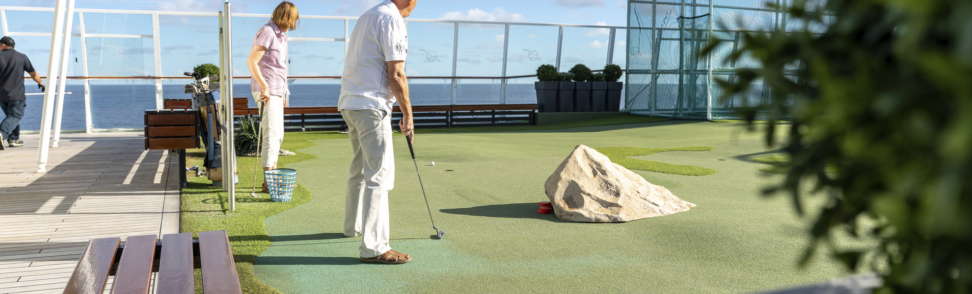 Golfpark auf dem Sonnendeck