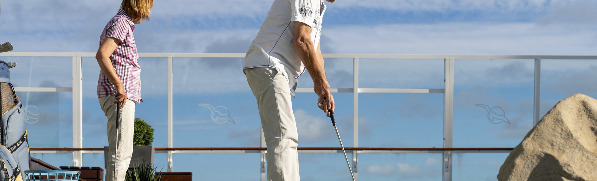 Golfpark auf dem Sonnendeck