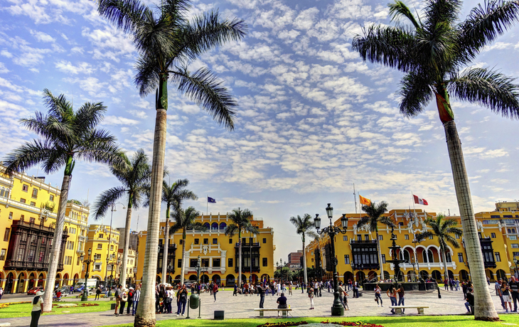Plaza de Armas in Lima, Peru