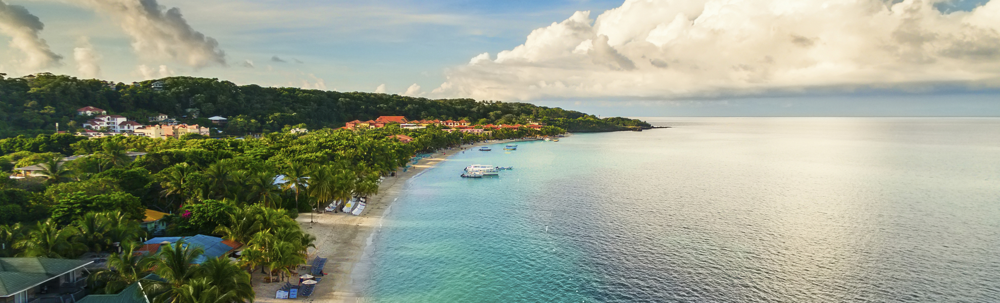 Strand von Roatan, Honduras