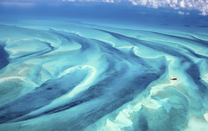 Das Meer bei den Bahamas, Karibik