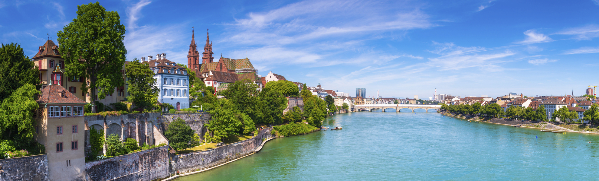 Basel am Rhein, Schweiz