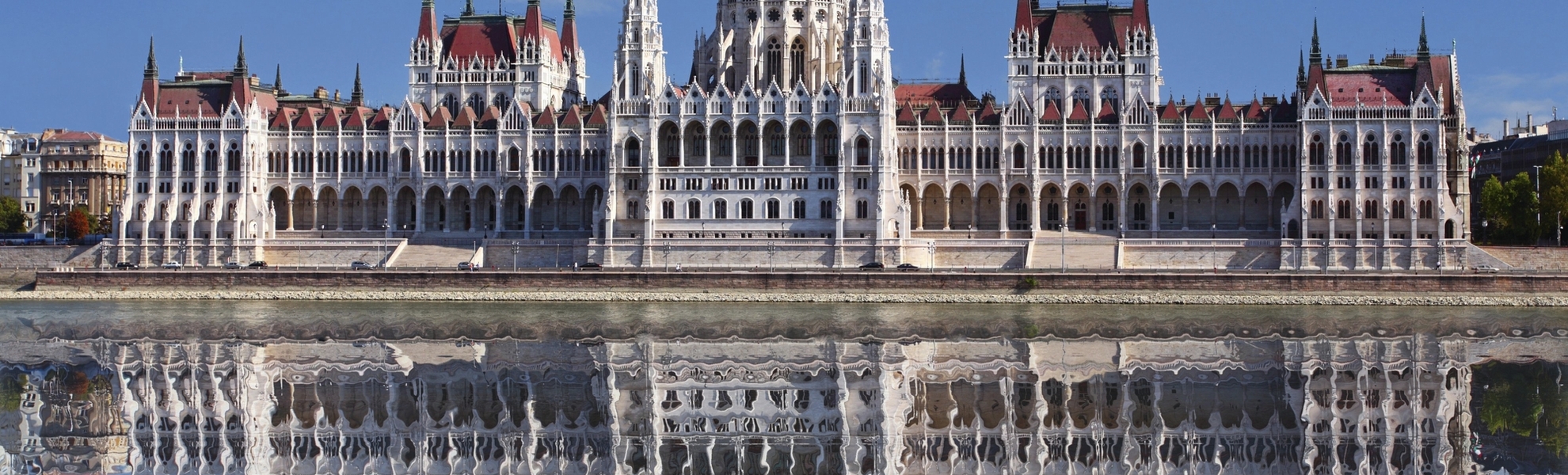 Parlamentsgebäude in Budapest, Ungarn