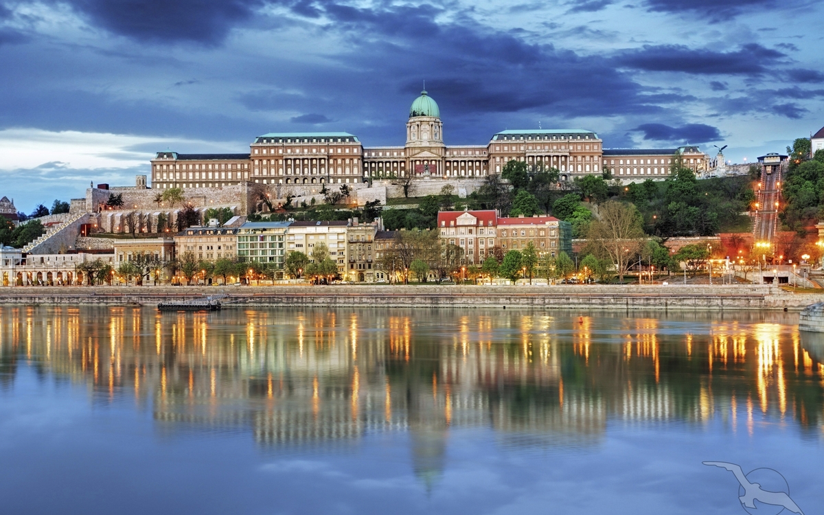 Burgpalast in Budapest, Ungarn