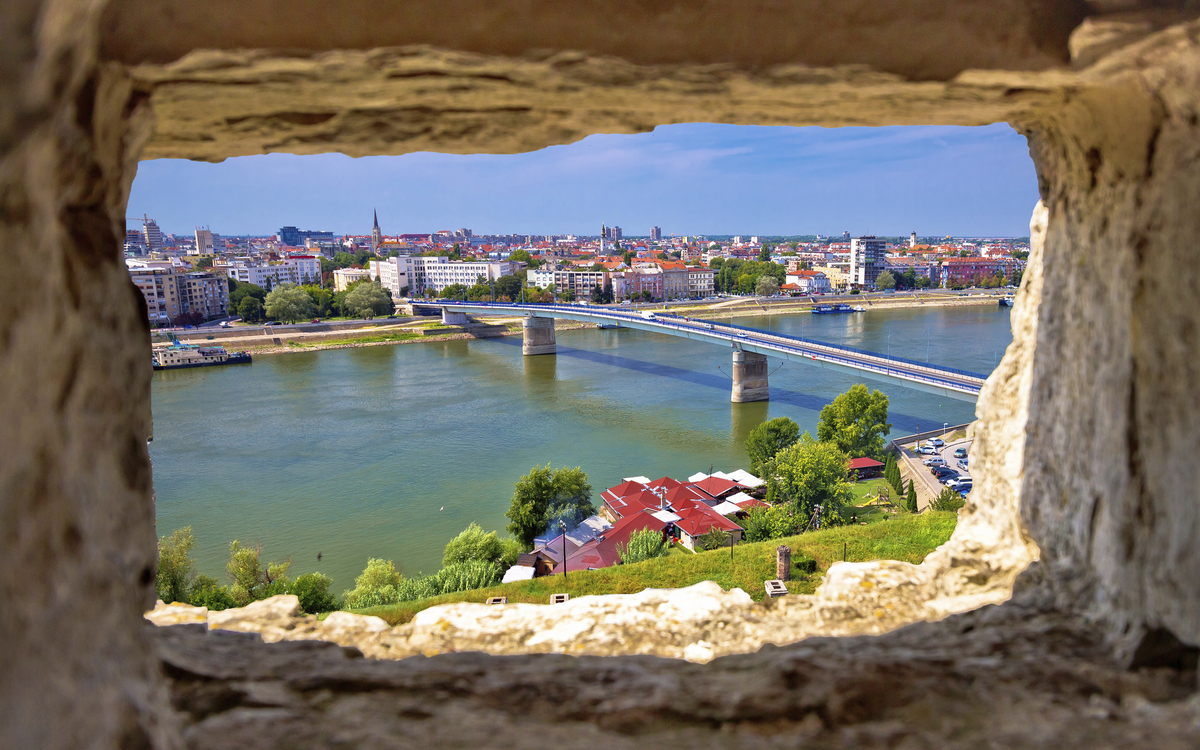 Blick auf Belgrad aus der Festung, Serbien