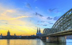 Kölner Dom und Hohenzollernbrücke, Deutschland