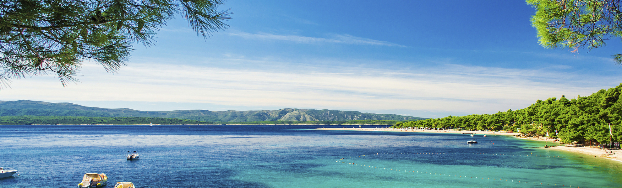 Bucht auf der Insel Brac, Kroatien
