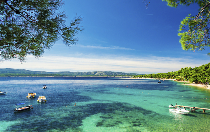 Bucht auf der Insel Brac, Kroatien