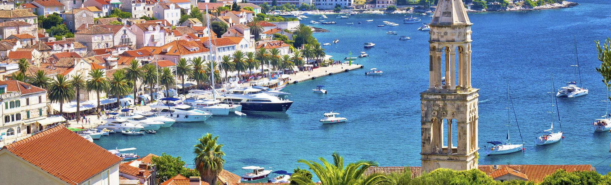 Küste von Hvar, Kroatien