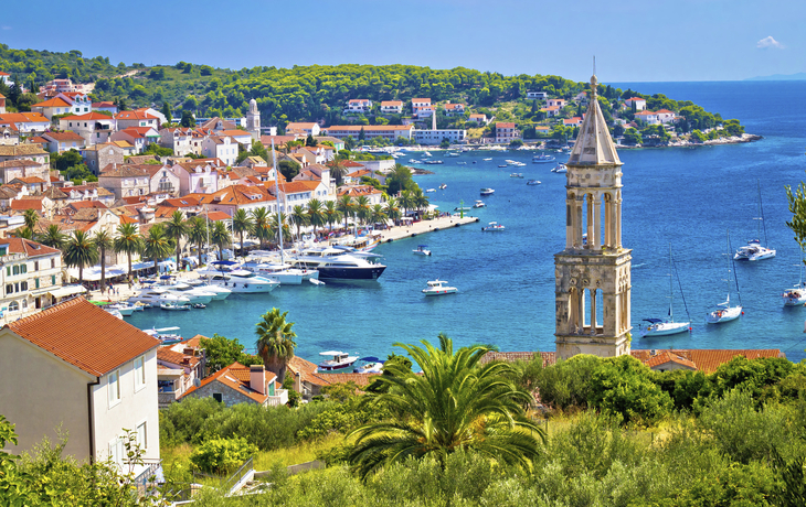 Küste von Hvar, Kroatien