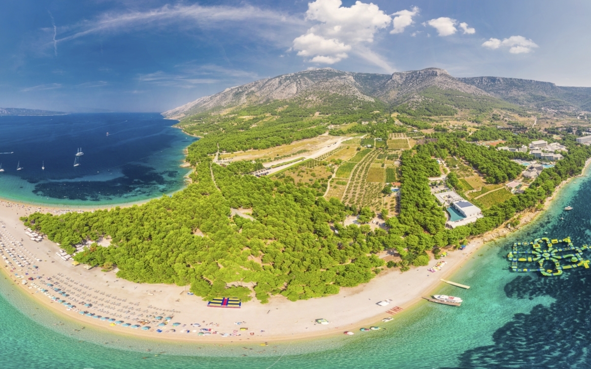 Strand Goldenes Horn auf der Insel Brac, Kroatien