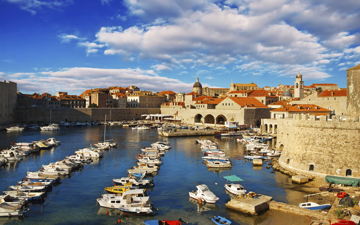 Hafen von Dubrovnik, Kroatien
