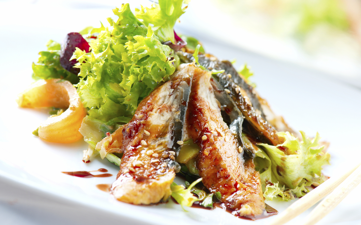 Salat mit Hähnchenbrust