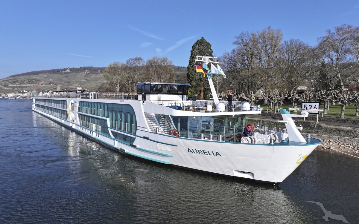 MS Aurelia in Rüdesheim