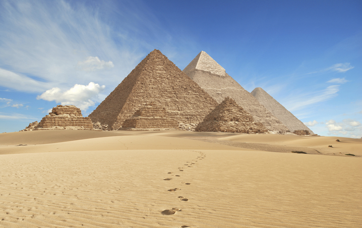 Pyramiden von Gizeh in Ägypten