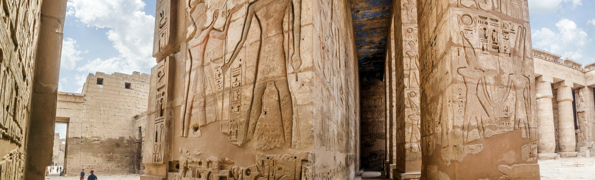 Tempel Medinet Habu, Aegypten