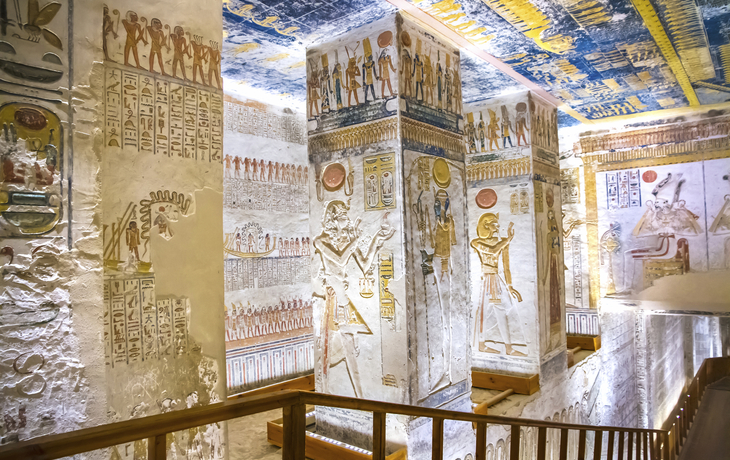 Grabkammer im Tal der Könige, Ägypten