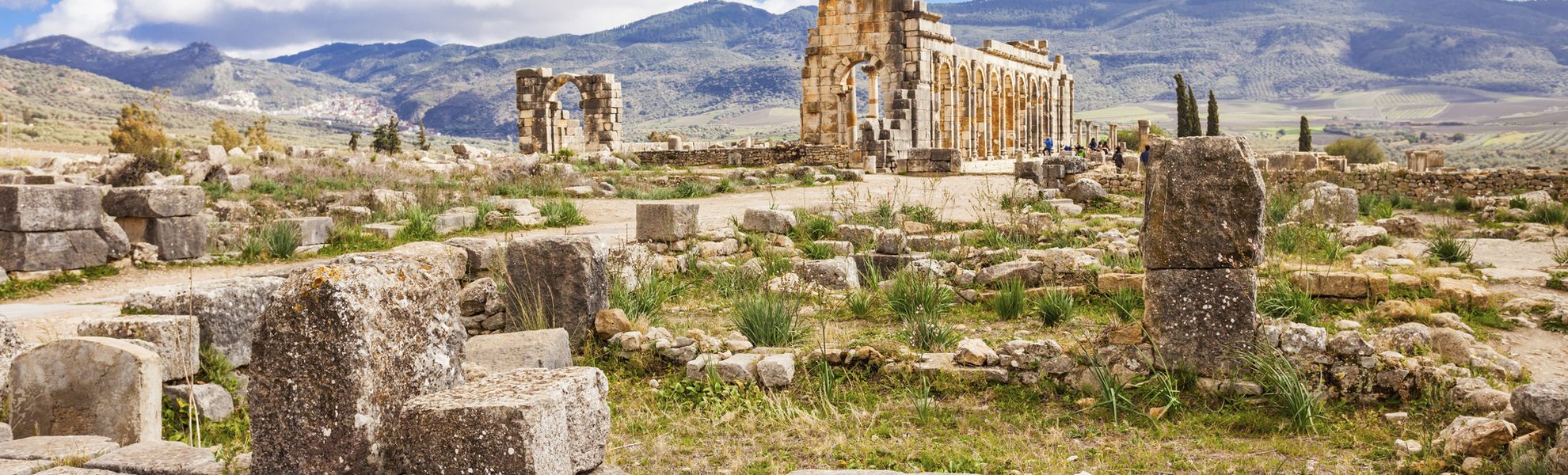 Archäologische Stätte Volubilis, Marokko