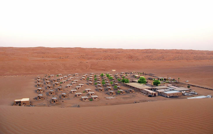 Beispiel Wüstencamp Wahiba Sands