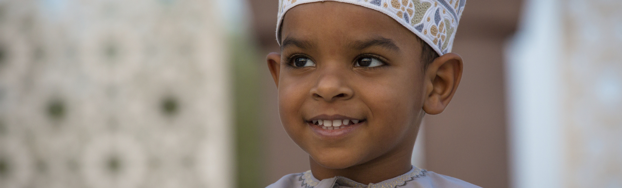 Kind im Oman