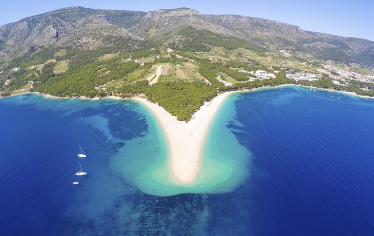 Goldenes Horn Küste auf der Insel Brac, Kroatien