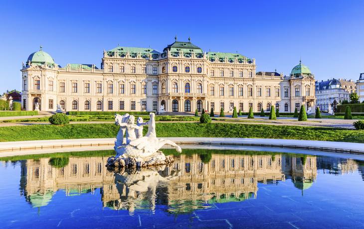 Schloss Belvedere in Wien, Oesterreich