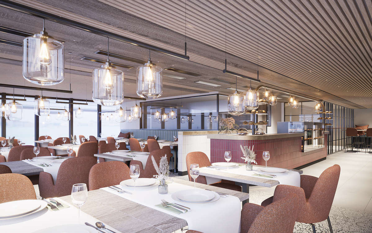 MSAmina, Modellbild Restaurant