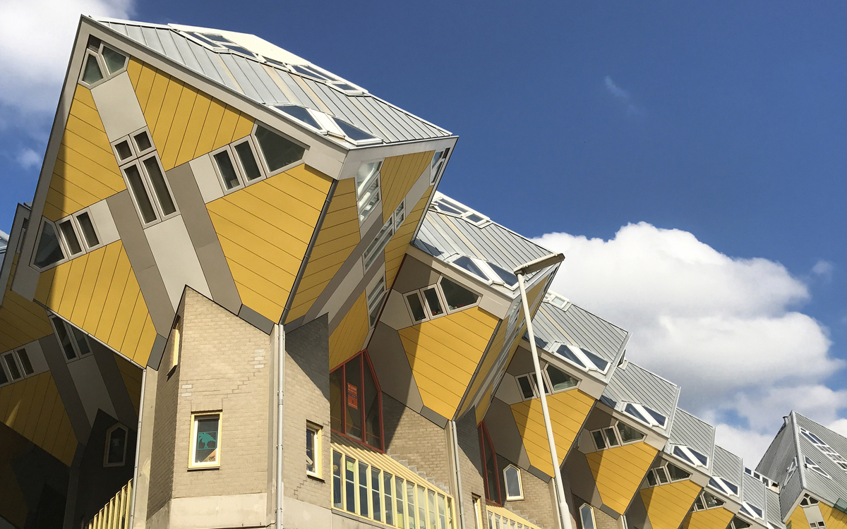 Außergewöhnliche Architektur: die Kubushäuser in Rotterdam