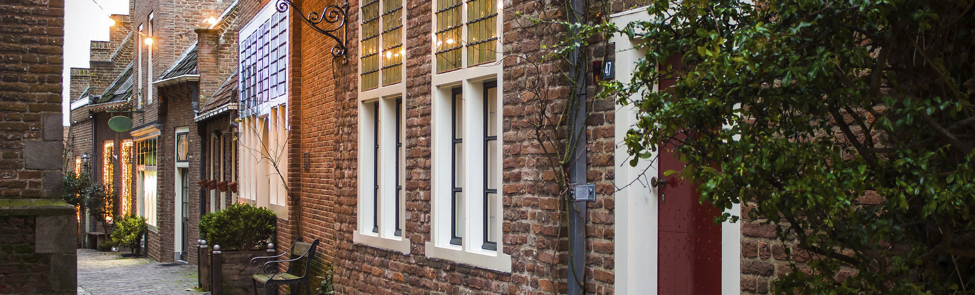 Strasse in Nijmegen, Niederlande