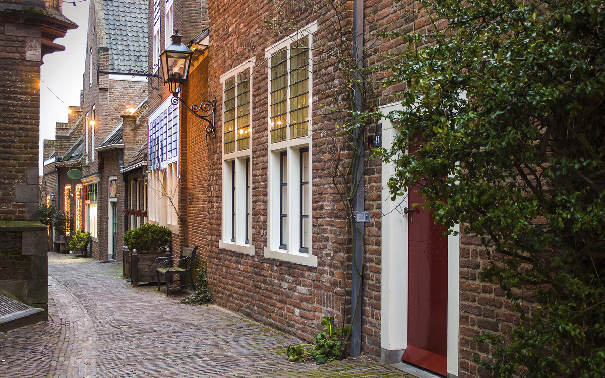 Strasse in Nijmegen, Niederlande