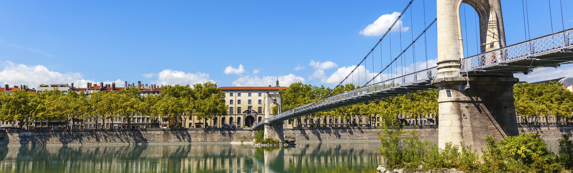 Brücke in Lyon, Frankreich