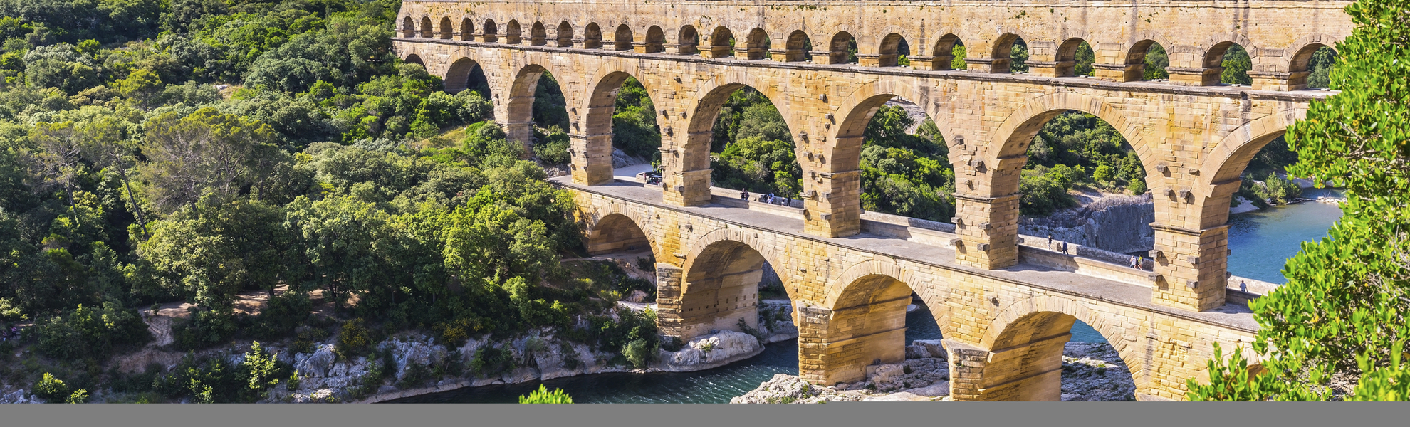 Pont du Gard bei Avignon, Frankreich