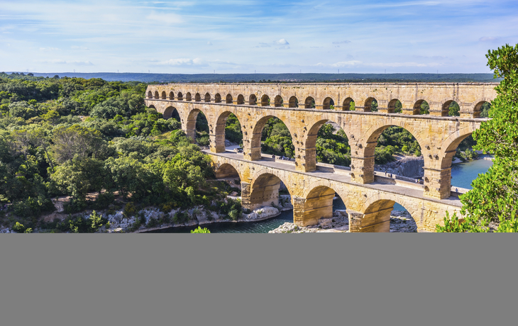 Pont du Gard bei Avignon, Frankreich