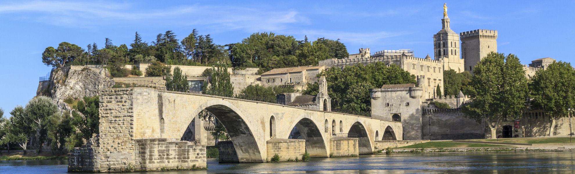 Die Brücke des Heiligen Benezet in Avignon, Frankreich