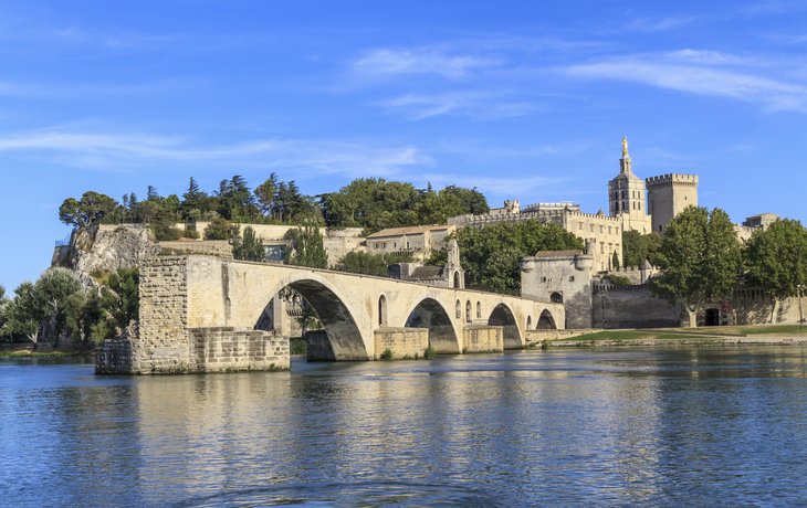 Die Brücke des Heiligen Benezet in Avignon, Frankreich