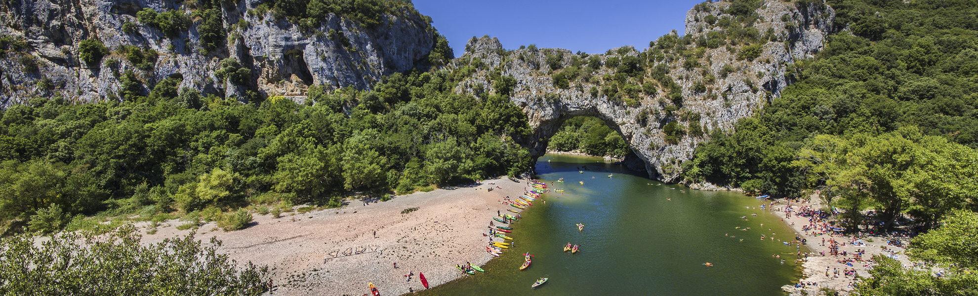 Ardeche Fluss in Frankreich