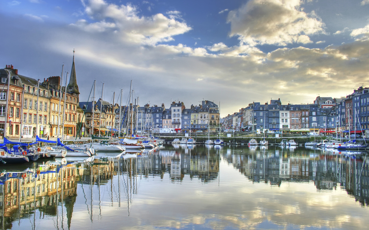 Hafen von Honfleur, Frankreich