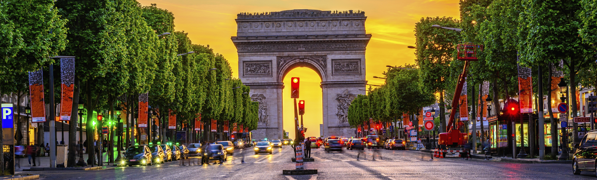Arc de Triomphe in Paris, Frankreich