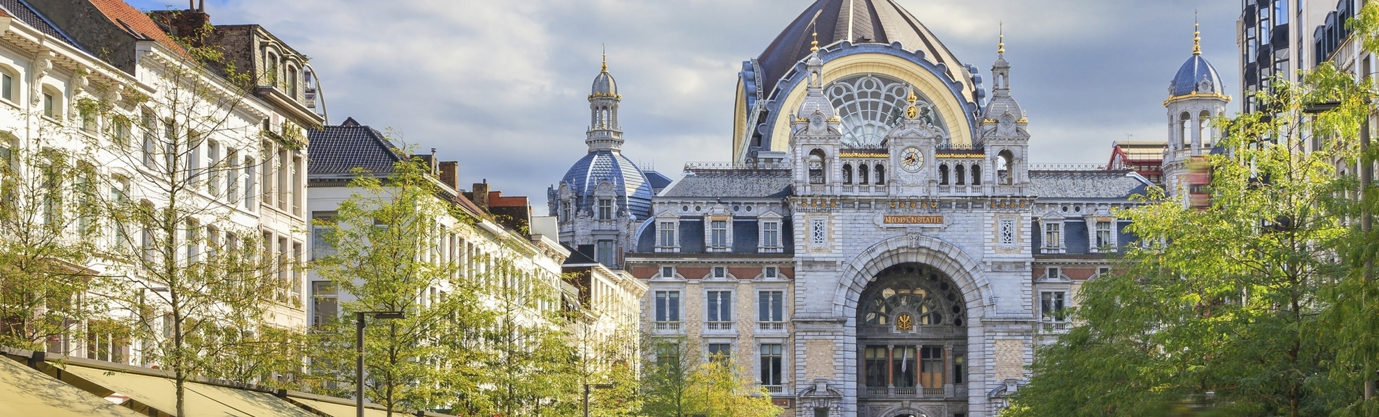 Bahnhofsgebäude von Antwerpen, Belgien