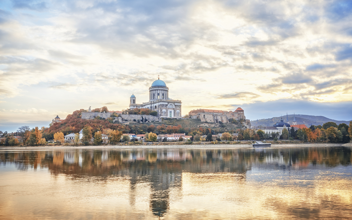 Panorama von Esztergom, Ungarn