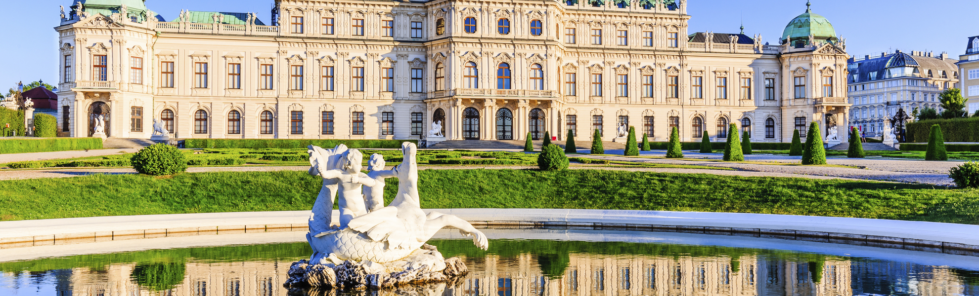 Schloss Belvedere in Wien, Oesterreich