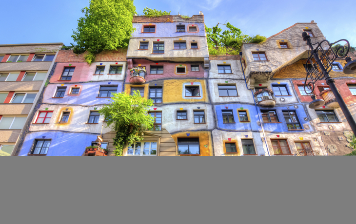 Hundertwasser Häuser in Wien