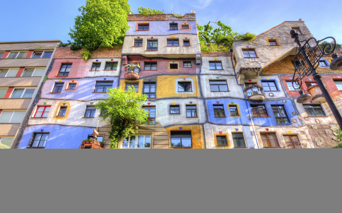 Hundertwasser Häuser in Wien