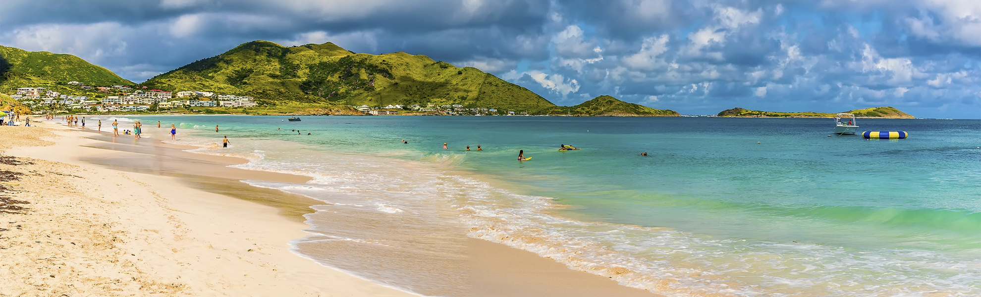 Strandpanorama, Saint Maarten
