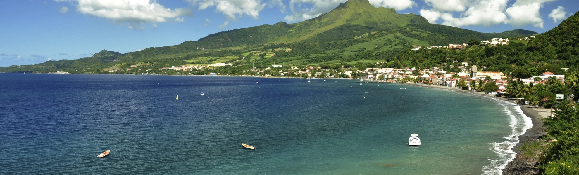 Traumhafte Bucht von Martinique