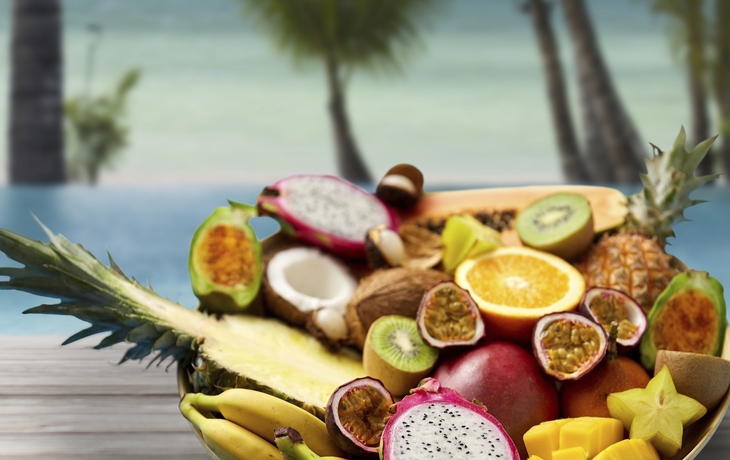 tropischer Obstteller