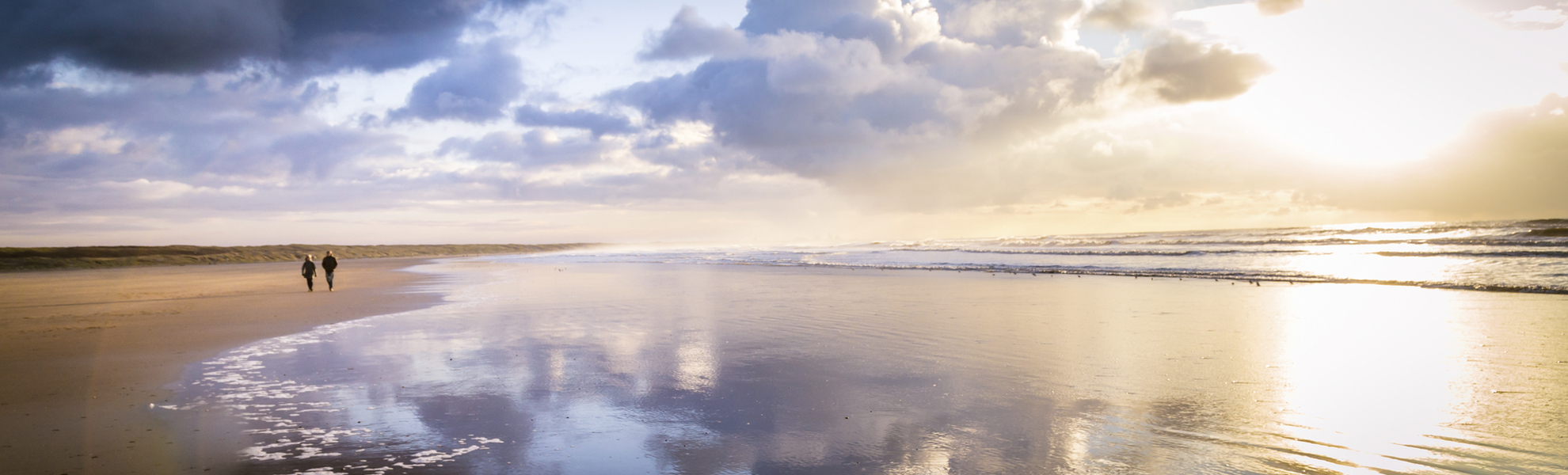 Ijumuiden Strand in Amsterdam, Niederlande