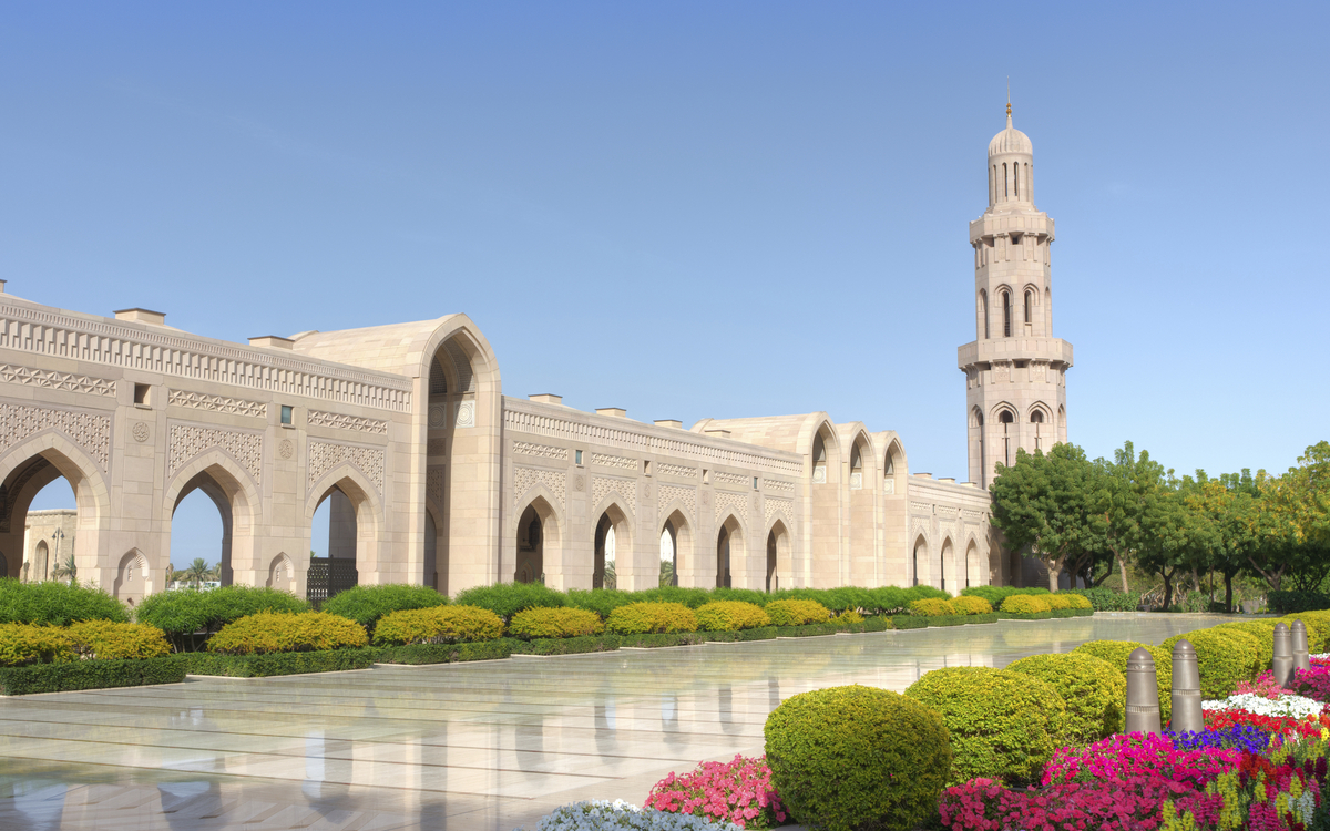 Die große Moschee von Muscat, Oman