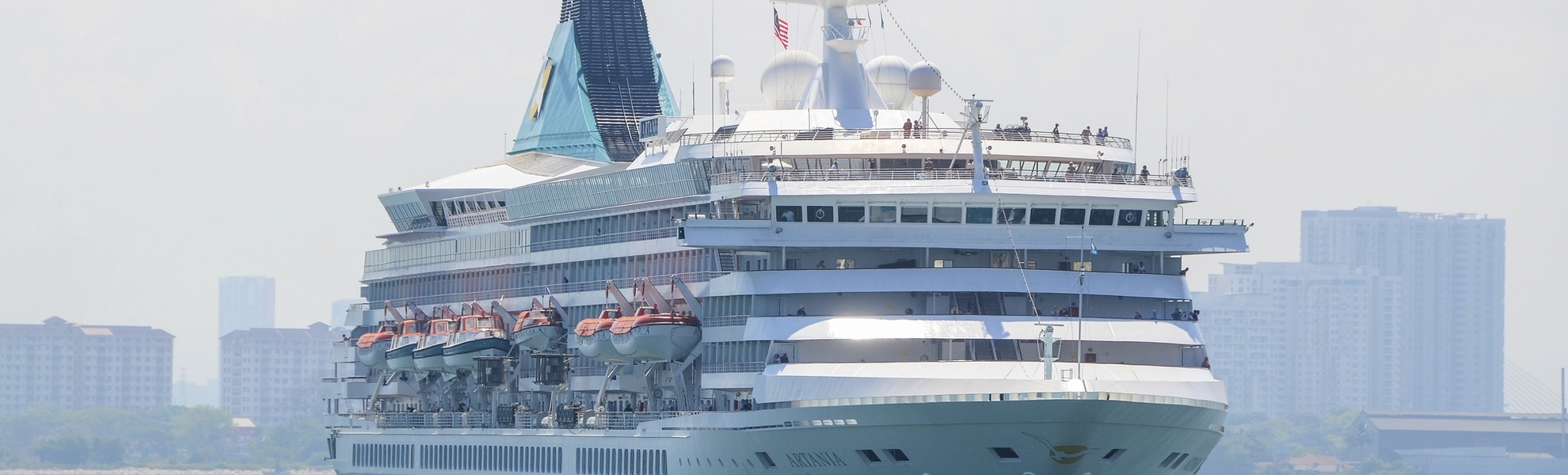MS Artania in Port Penang